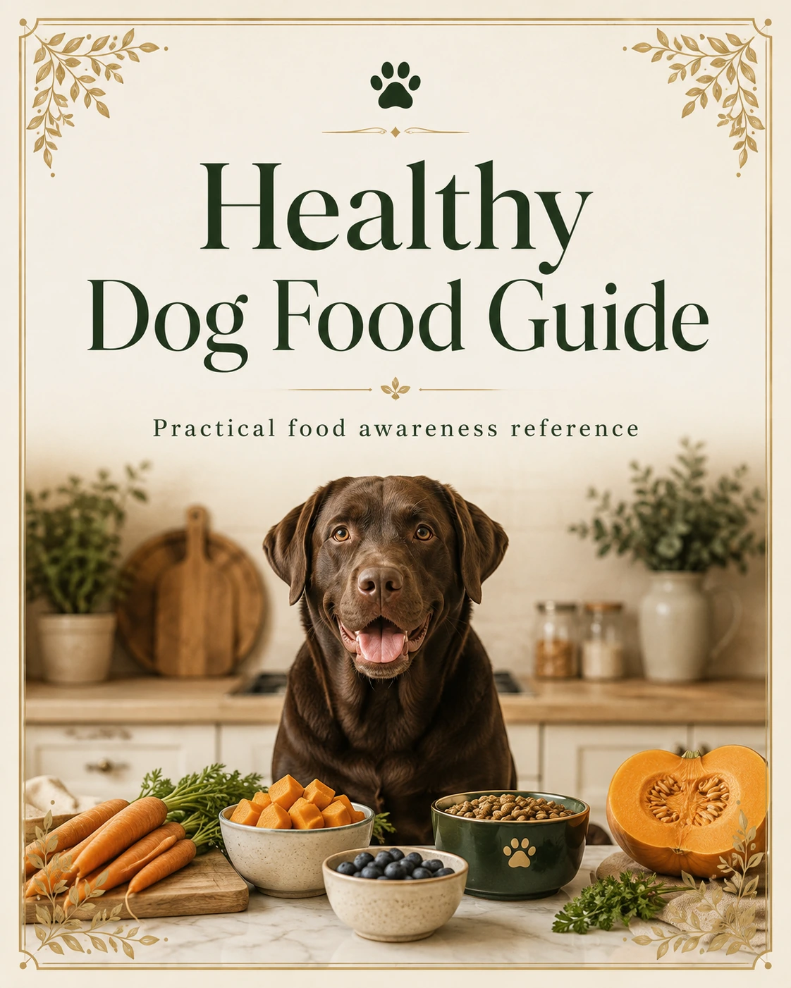 Healthy Dog Food Guide cover