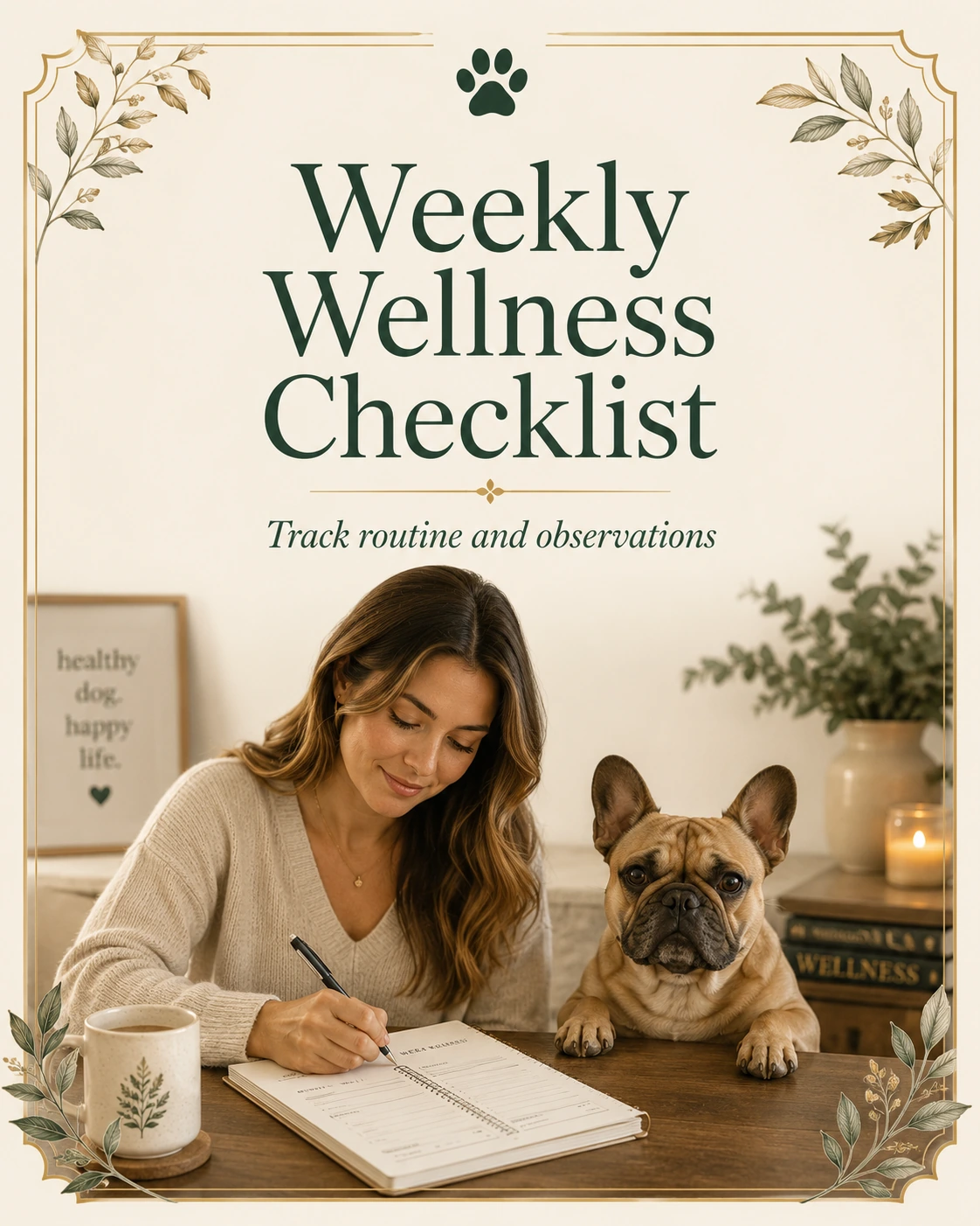 Weekly Wellness Checklist cover